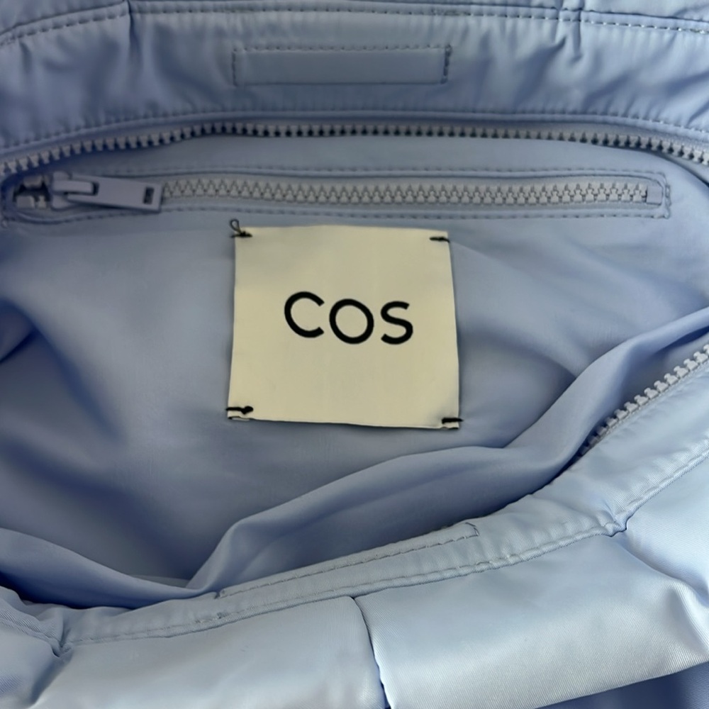 COS Sky Blue Quilted Hobo Oversized Bag - Picture 7 of 7